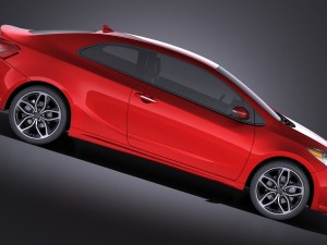 Kia Forte Koup 2016 vray 3D Model