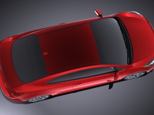 Kia Forte Koup 2016 vray 3D Model