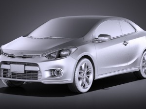 Kia Forte Koup 2016 vray 3D Model