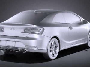 Kia Forte Koup 2016 vray 3D Model