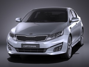 Kia Optima Sport Package 2015 vray Modello 3D