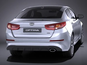 Kia Optima Sport Package 2015 vray 3D Model