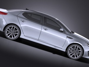 Kia Optima Sport Package 2015 vray Modello 3D