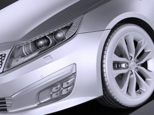 Kia Optima Sport Package 2015 vray Modello 3D