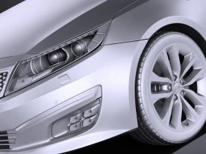 Kia Optima Sport Package 2015 vray 3D Model