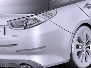 Kia Optima Sport Package 2015 vray Modello 3D