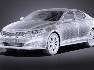 Kia Optima Sport Package 2015 vray Modello 3D