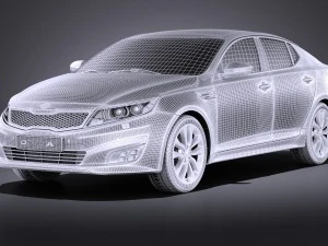 Kia Optima Sport Package 2015 vray 3D Model
