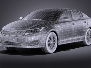 Kia Optima Sport Package 2015 vray Modello 3D