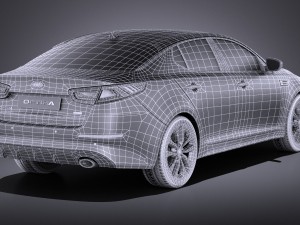 Kia Optima Sport Package 2015 vray Modello 3D
