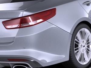 Kia Optima GT 2017 vray 3D-Modell