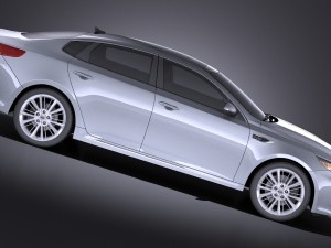 Kia Optima GT 2017 vray 3D-Modell