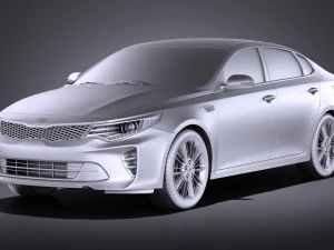 Kia Optima GT 2017 vray 3D Model