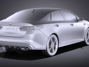 Kia Optima GT 2017 vray 3D-Modell