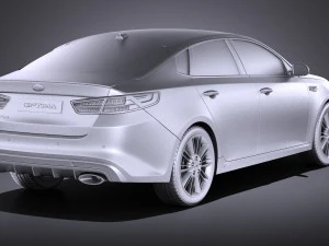 Kia Optima GT 2017 vray 3D Model