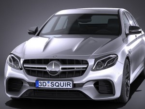 Mercedes-Benz E63 AMG 2017 Modelo 3D