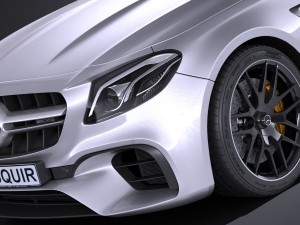 Mercedes-Benz E63 AMG 2017 Modelo 3D