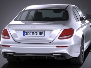 Mercedes-Benz E63 AMG 2017 Modelo 3D