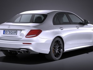 Mercedes-Benz E63 AMG 2017 Modelo 3D