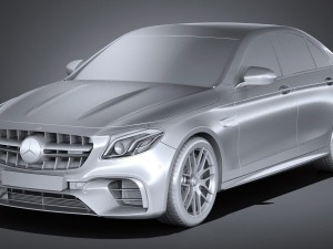 Mercedes-Benz E63 AMG 2017 Modelo 3D