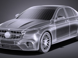 Mercedes-Benz E63 AMG 2017 Modelo 3D