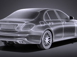 Mercedes-Benz E63 AMG 2017 Modelo 3D