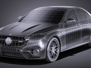 Mercedes-Benz E63 AMG 2017 Modelo 3D
