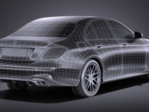 Mercedes-Benz E63 AMG 2017 Modelo 3D