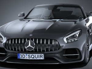 Mercedes-Benz AMG GT C Roadster 2017 3D Model