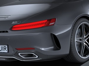 Mercedes-Benz AMG GT C Roadster 2017 3D Model