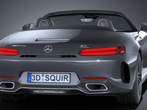 Mercedes-Benz AMG GT C Roadster 2017 3D Model