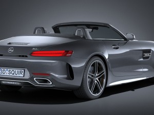 Mercedes-Benz AMG GT C Roadster 2017 3D Model