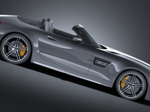 Mercedes-Benz AMG GT C Roadster 2017 3D Model