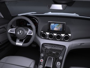 Mercedes-Benz AMG GT C Roadster 2017 3D Model