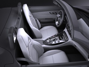 Mercedes-Benz AMG GT C Roadster 2017 3D Model