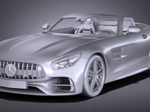 Mercedes-Benz AMG GT C Roadster 2017 3D Model