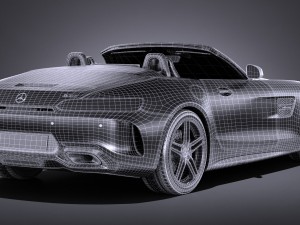 Mercedes-Benz AMG GT C Roadster 2017 3D Model