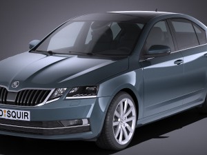 Skoda Octavia 2017 3D Model