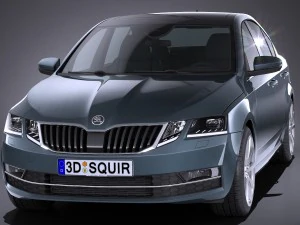 Skoda Octavia 2017 3D Model
