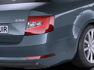 Skoda Octavia 2017 3D Model