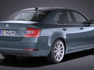 Skoda Octavia 2017 3D-Modell