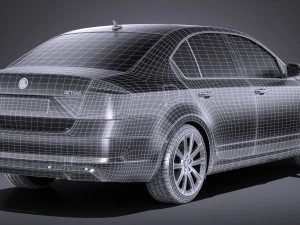 Skoda Octavia 2017 3D Model