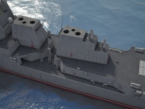 Uss Forrest Sherman DDG98 Destroyer 3D Model