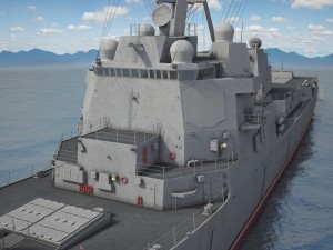 Uss Forrest Sherman DDG98 Destroyer 3D Model