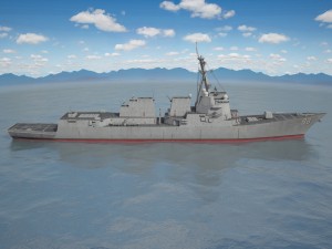 Uss Forrest Sherman DDG98 Destroyer 3D Model