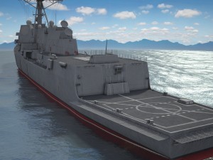 Uss Forrest Sherman DDG98 Destroyer 3D Model