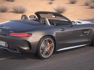Mercedes-Benz AMG GT C Roadster 2017 Desert Studio Modelo 3D