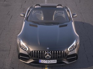 Mercedes-Benz AMG GT C Roadster 2017 Desert Studio Modelo 3D