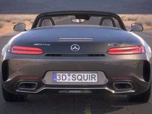 Mercedes-Benz AMG GT C Roadster 2017 Desert Studio Modelo 3D