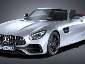 Mercedes-Benz AMG GT Roadster 2017 3D Model